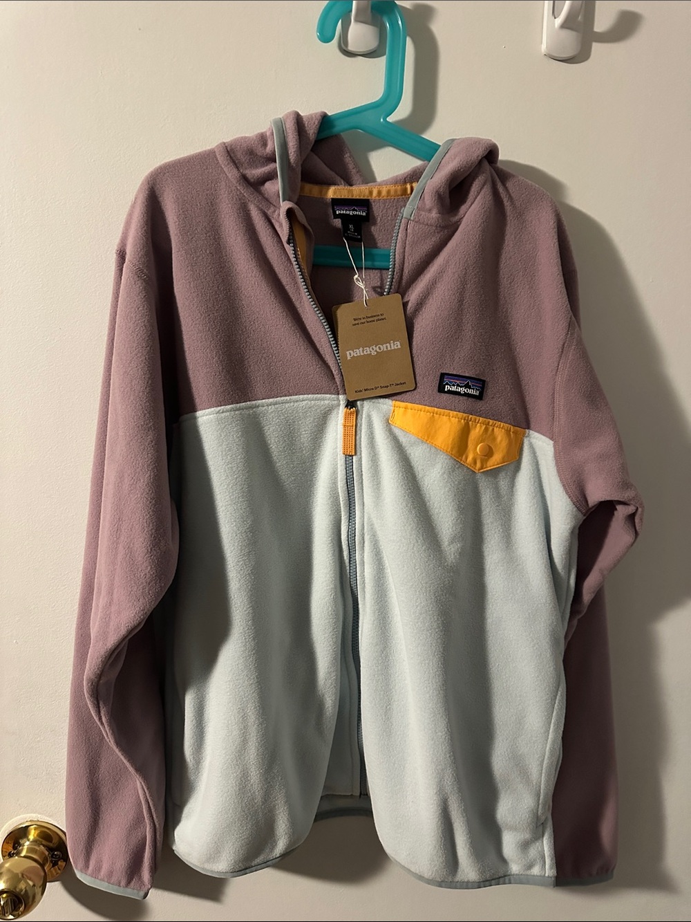 Brand New With Tags - Patagonia Kids’ Micro D Snap-T Jacket XL (14)